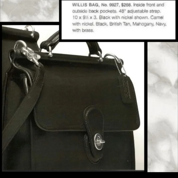 **SOLD**Vintage Coach Navy Willis #9927 - Picture 13 of 13